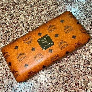 Brand New MCM Cognac Sunglasses Large Big Case